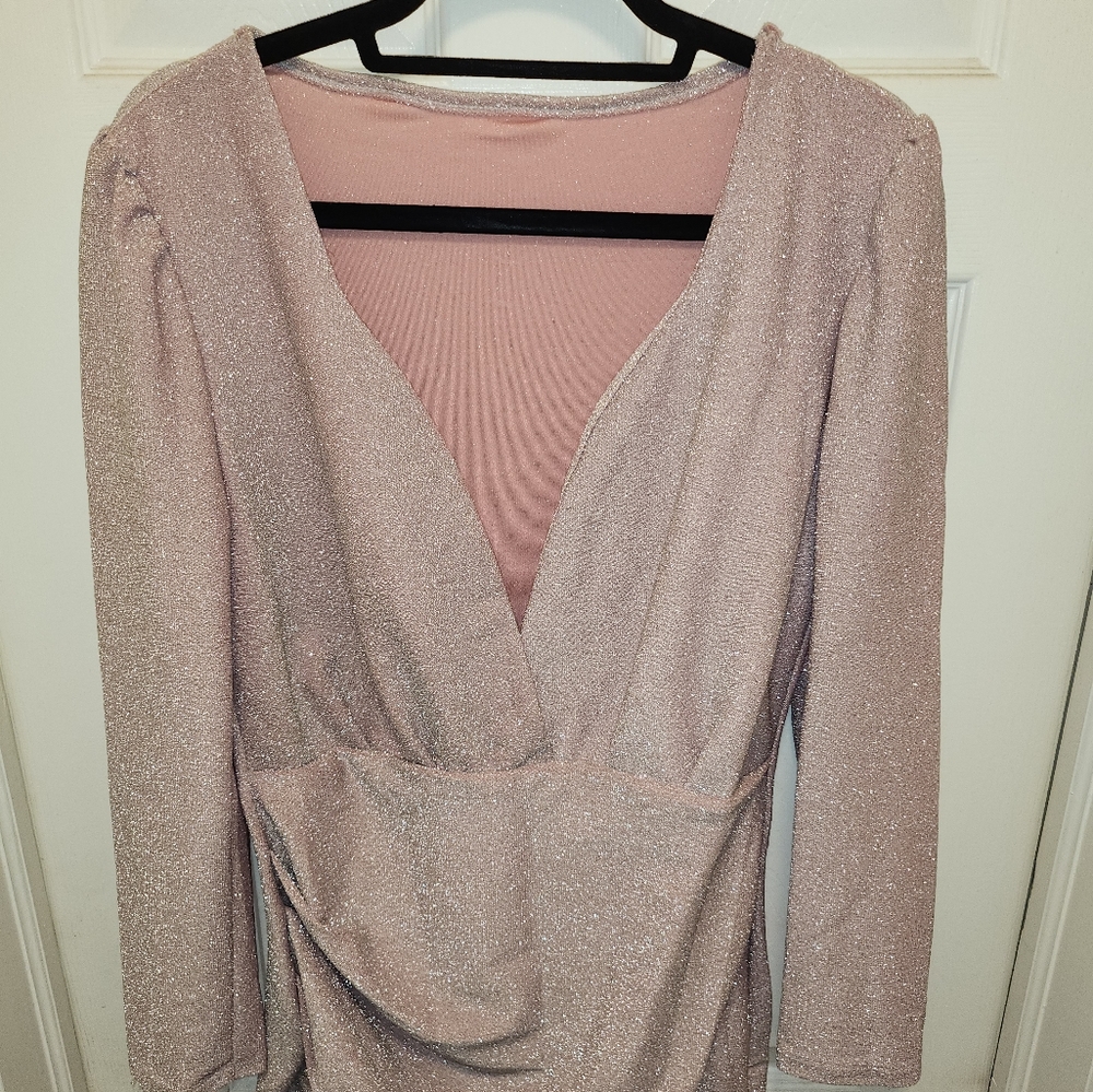 Sparkling pink dress